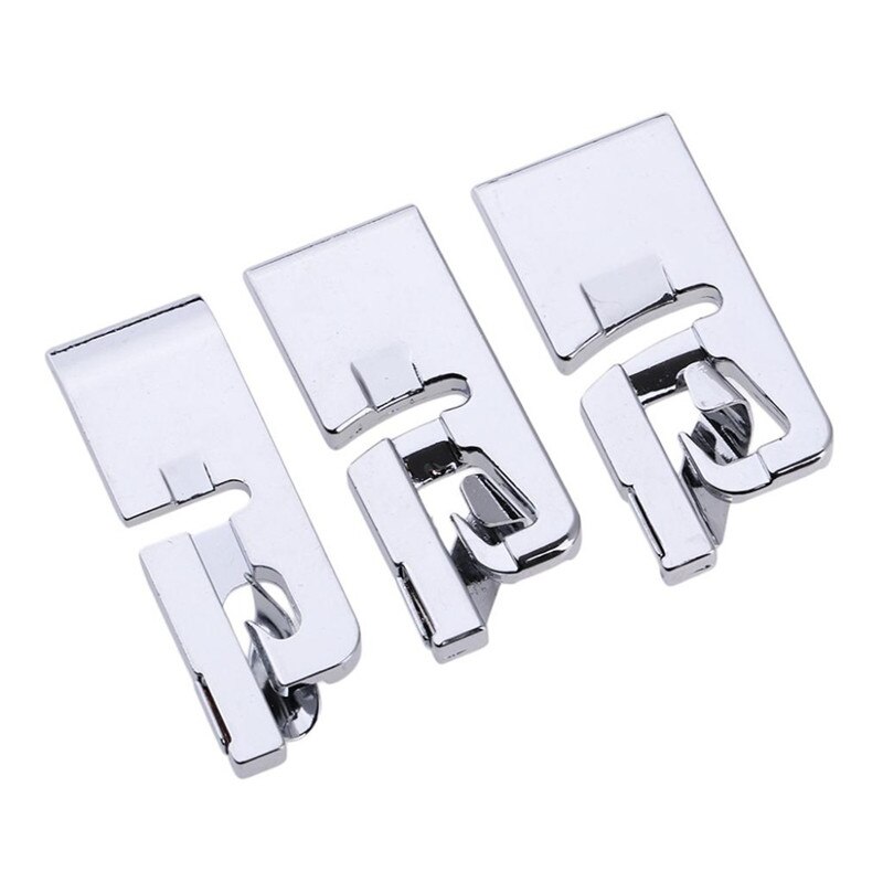 1Pc 3MM/4MM/6MM Rolled Hem Foot Presser Foot For Brother Janome Sewing Machine Domestic Sewing Accessories 5BB5984