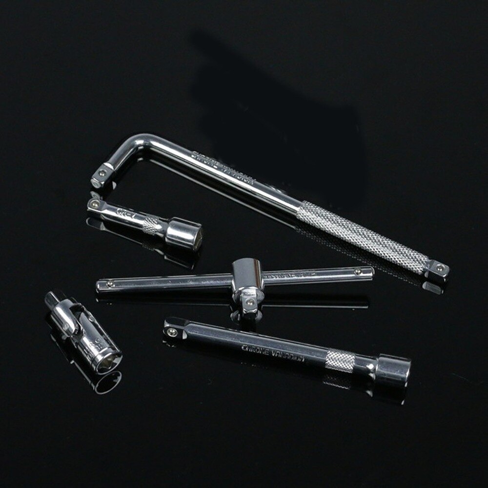 Clé à douille à cliquet, barre d&#39;extension longue et adaptateur, outil de Type L, tige coudée, barre coulissante, 1 pièce, 1/4 pouces