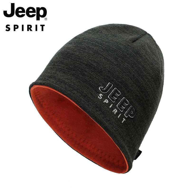 Jeephat 'S Warme Wollen Gebreide Muts Voor Herfst En Winter