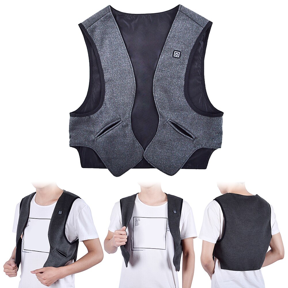 Winter Far Infrared Heating Vest Electric Heated Warm Waistcoat Fishing Exploration Snowmobile Motorcycling Jacket for Women Men