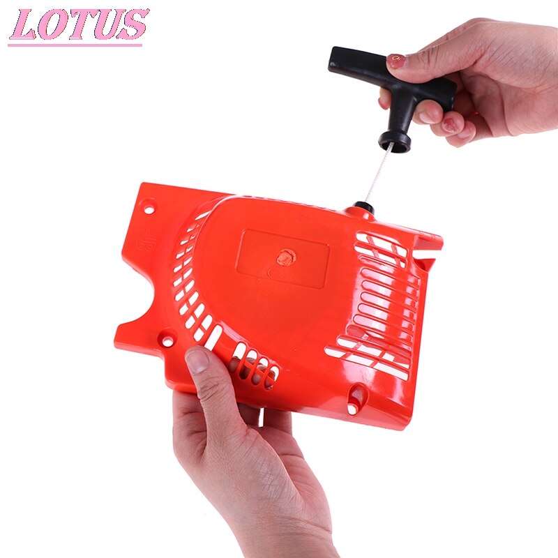 Red recoil pull starter for chinese chainsaw 4500 5200 5800 45 52cc 58cc 1pcs