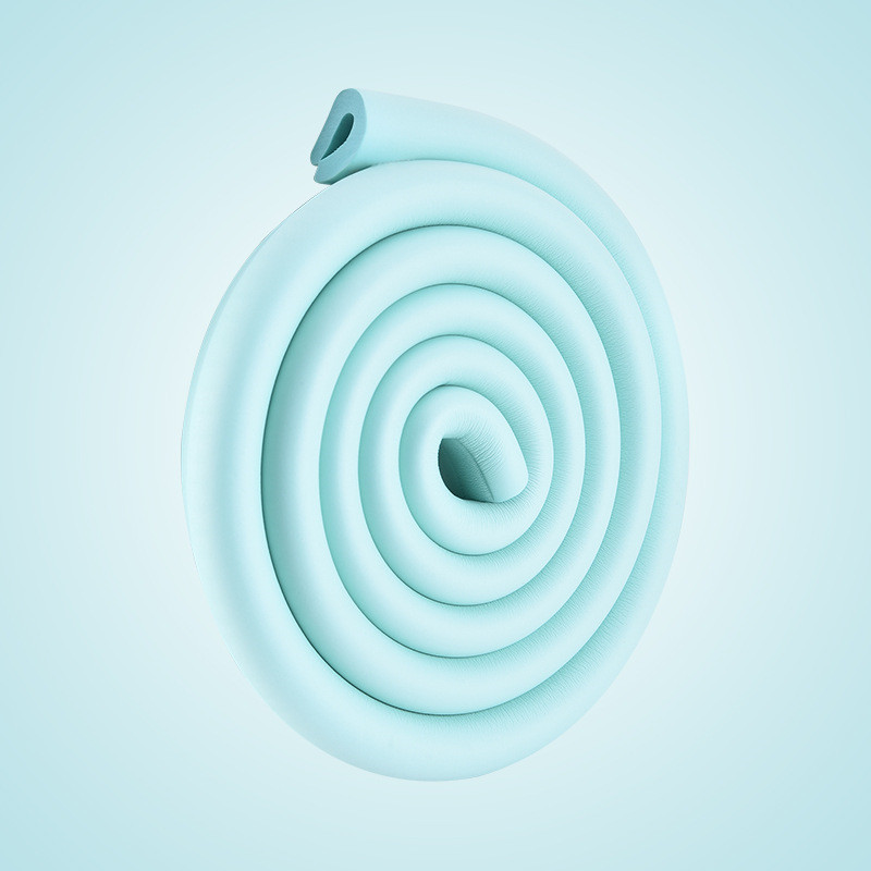 Baby Safety Desk Protector Edge Corner Guard Kids Protection Bumper Furniture Edge Anti-collision Strip with Double-sided Tape: Light Green