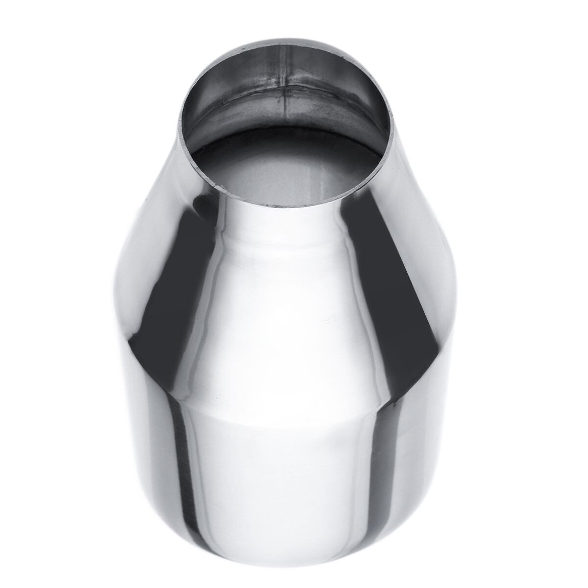 2pcs 58mm-101mm Car Exhaust Muffler Pipe Dual Wall Exhaust Tip 2.25"-4" Auto Tail Pipe Stainless Steel