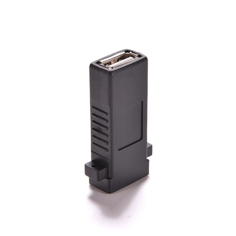 Wall Plate Plug Standard USB 2.0 Female Coupler Cord Connector JETTING USB Female to Female Panel Mount Adapter