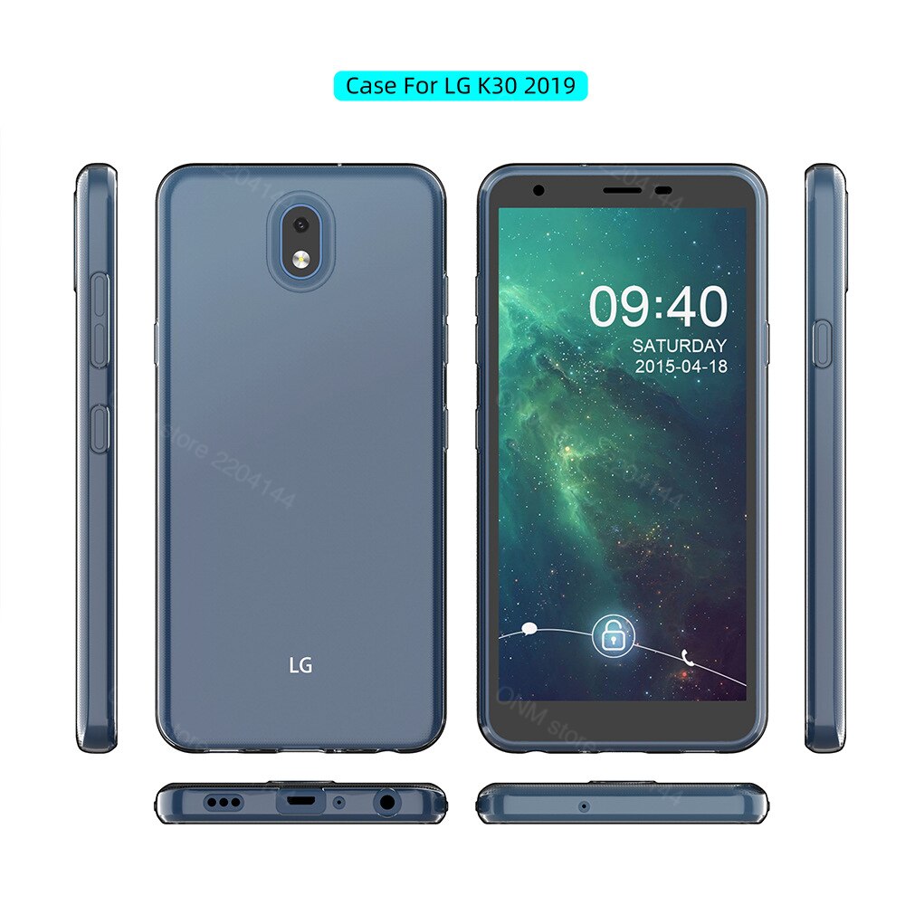 Case Voor Lg K30 Tpu Silicon Clear Gemonteerd Bumper Soft Case Voor Lg K30 ) transparant Back Cover