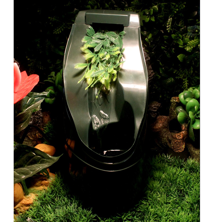 Fuente de agua para Reptiles, bebedero de alimentación automático, filtro de lagarto, camaleón, serpiente, Reptiles, terrario anfibio, accesorios