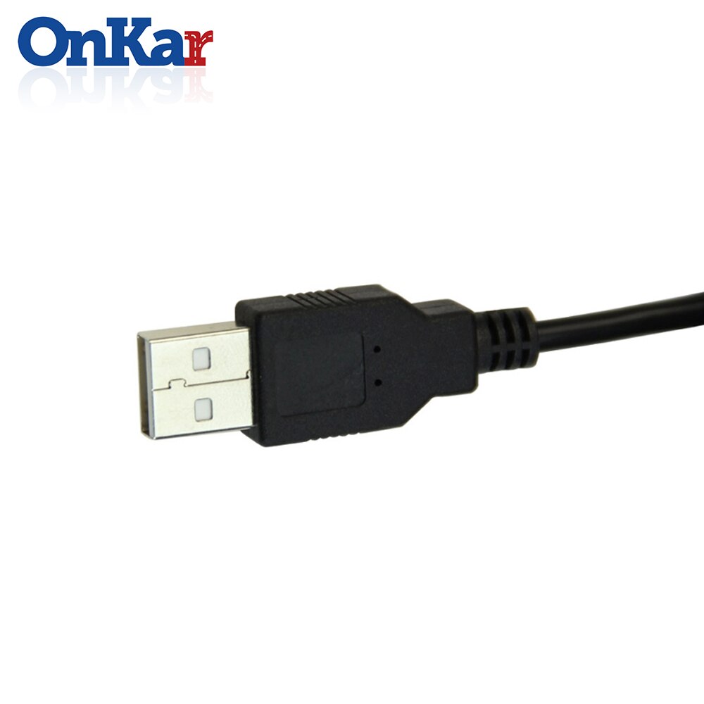 ONKAR Car Accessories USB 2.0 Male to Female Car Flush Mount Extension Cable Car Van Dashboard Flush Mount Dual USB Socket