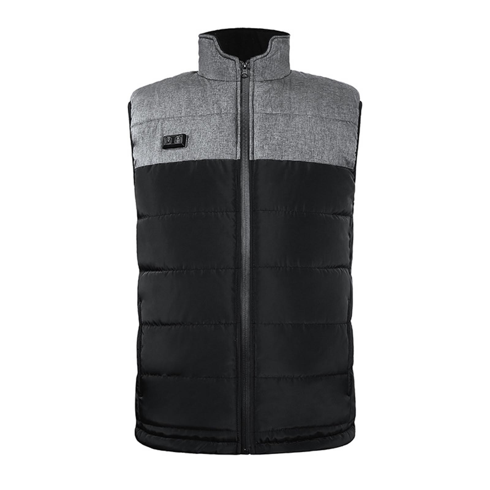 Cycling Heated Jackets Outdoor Warm Clothing Heated For Riding Skiing Fishing Charging Via Heated Coat #t2g: XL