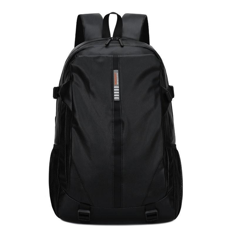 Mochila de viaje de alta capacidad para hombre, morral escolar para ordenador portátil de 15,6 pulgadas con carga Usb: Black