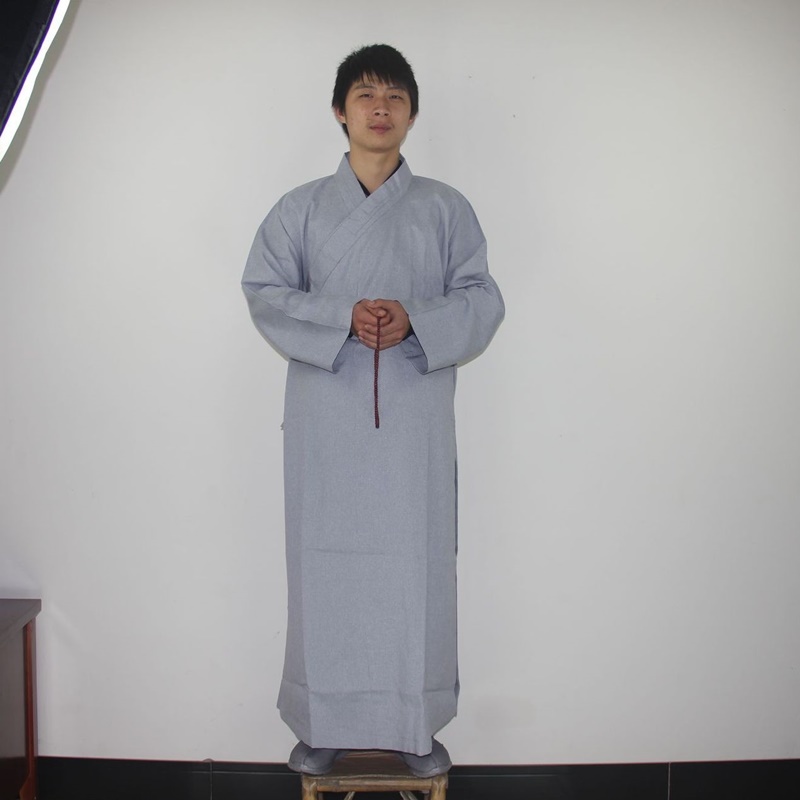 Shaolin monk clothing uniform buddhist monk robes clothing zen clothing for men TA514