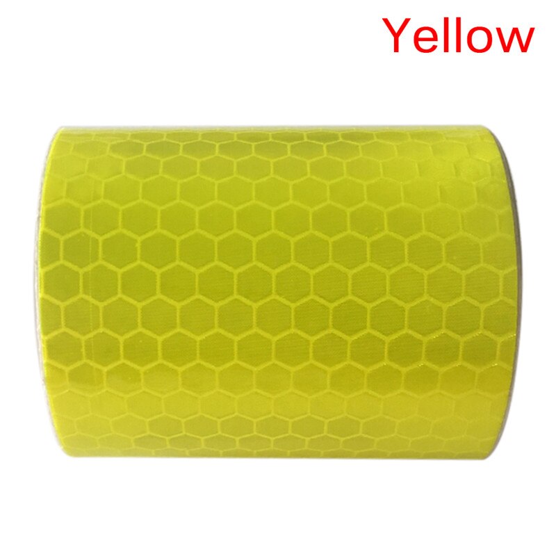 Safety Caution Reflective Tape Warning Tape Sticker Self Adhesive Tape 5cm x 1M Stripes: Yellow