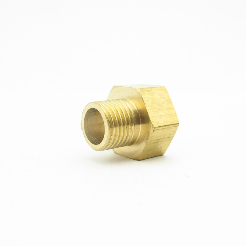 M10 M14 M16 M20 Metric Female To Male Thread Connection Brass Pipe Fitting Adapter Coupler Connector For Fuel Gas Water