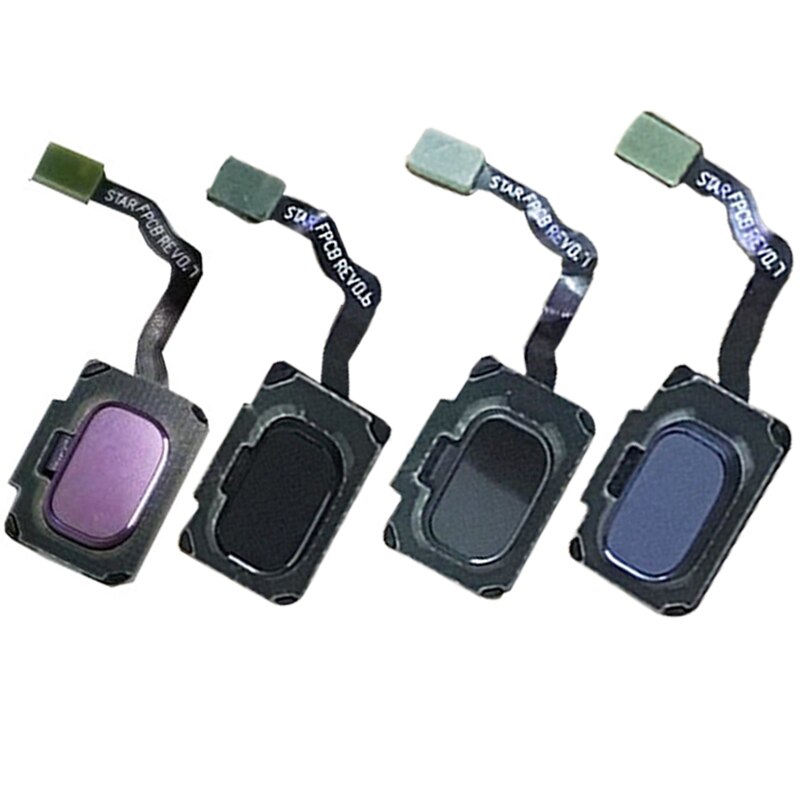 Sensor de huella dactilar para Samsung Galaxy S9 G960F G960U S9 + S9 plus G965F G965U, Sensor de huella dactilar con Cable flexible para menú de inicio
