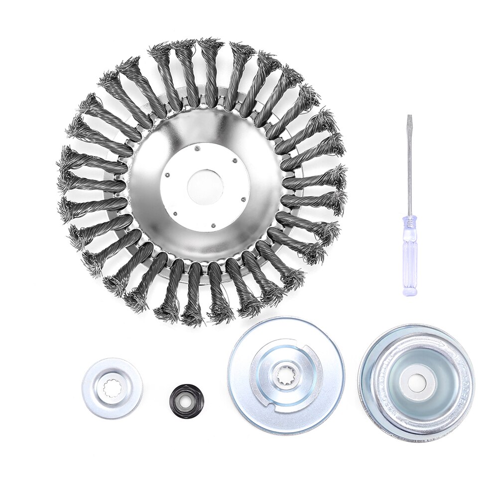 Fil d'acier Débroussailleuse Kit Tondeuse Pour Coupe-bordures Dérouillage Tondeuse à gazon