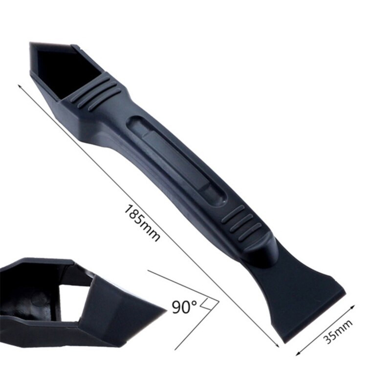 Pala raspador de pegamento de vidrio encolador Yin ángulo hermosa costura Kit de herramientas combinación de dispositivo de herramientas duraderas Conjunto de 4 piezas