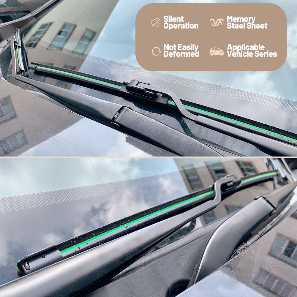 For Peugeot RCZ Front Windshield Wiper Blades 2pcs Windscreen Window Accessories