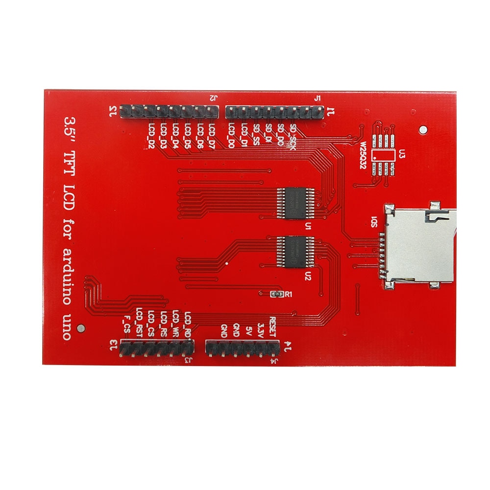 Écran LCD TFT 3.5 pouces, pour Arduino UNO R3, carte et support mega 2.4, avec stylo tactile gif
