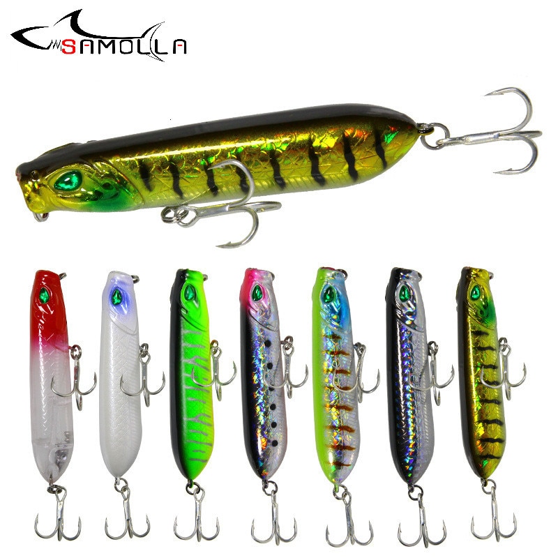 Popper fiskedrag vikter 12.5-18g fiskar beten articulos de pesca isca konstgjord fiskeutrustning penndrage