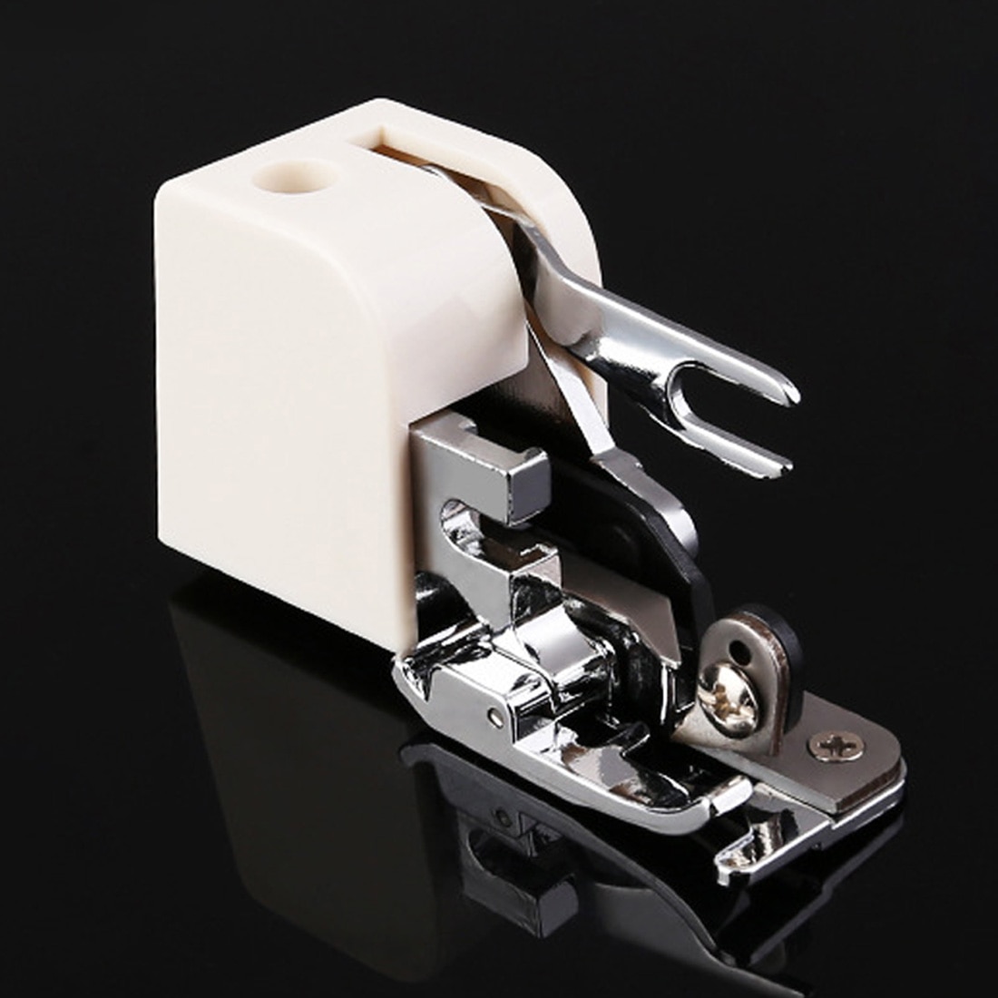 Household Sewing Machine Parts Side Cutter Overlock Presser Foot Press Feet Low Shank 1PC