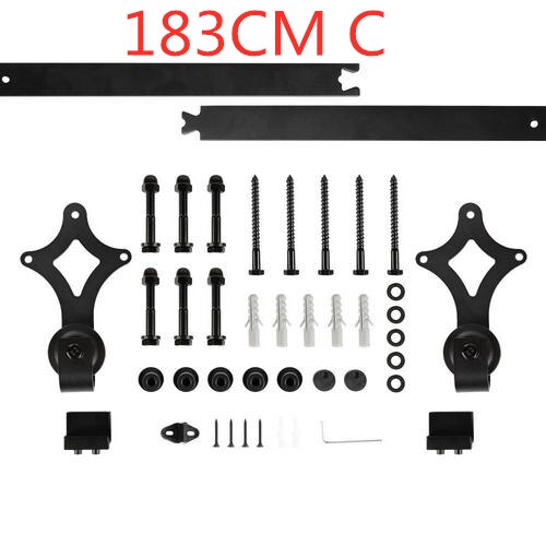 Schiff Zu Europa Schiebetür Scheune Spur Hardware- Holz Scheune Tür Schiene Hardware- Schiebetür Spur Bausatz Scheune Tür System rutsche HWC: 183CM C