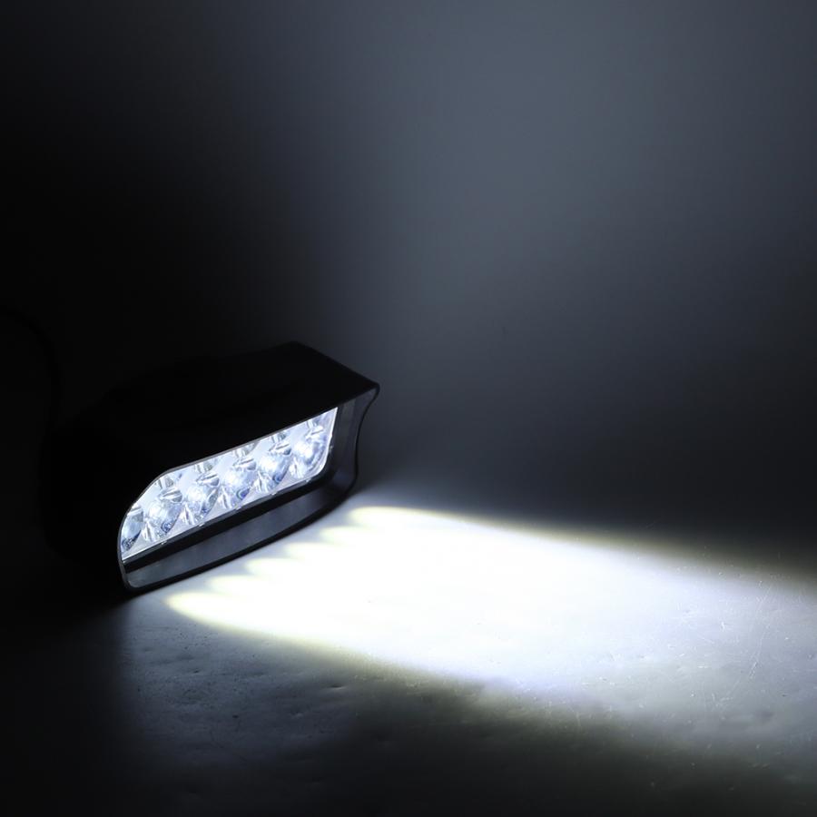 Electric Bike LED Strong Light Universal Motorcycle Tricycle Conversion Light High Brightness E-Bike 12V-80V 6W 12LED Light