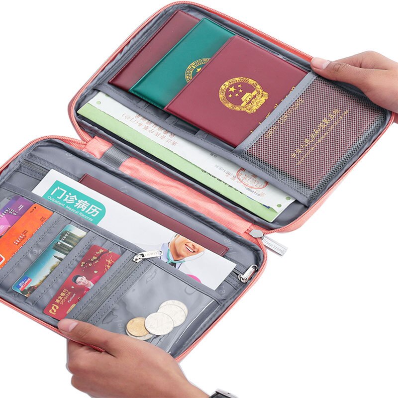Reizen Portemonnee Familie Paspoorthouder Creatieve Waterdichte Document Case Organizer Travel Accessoires Document Tas Kaarthouder