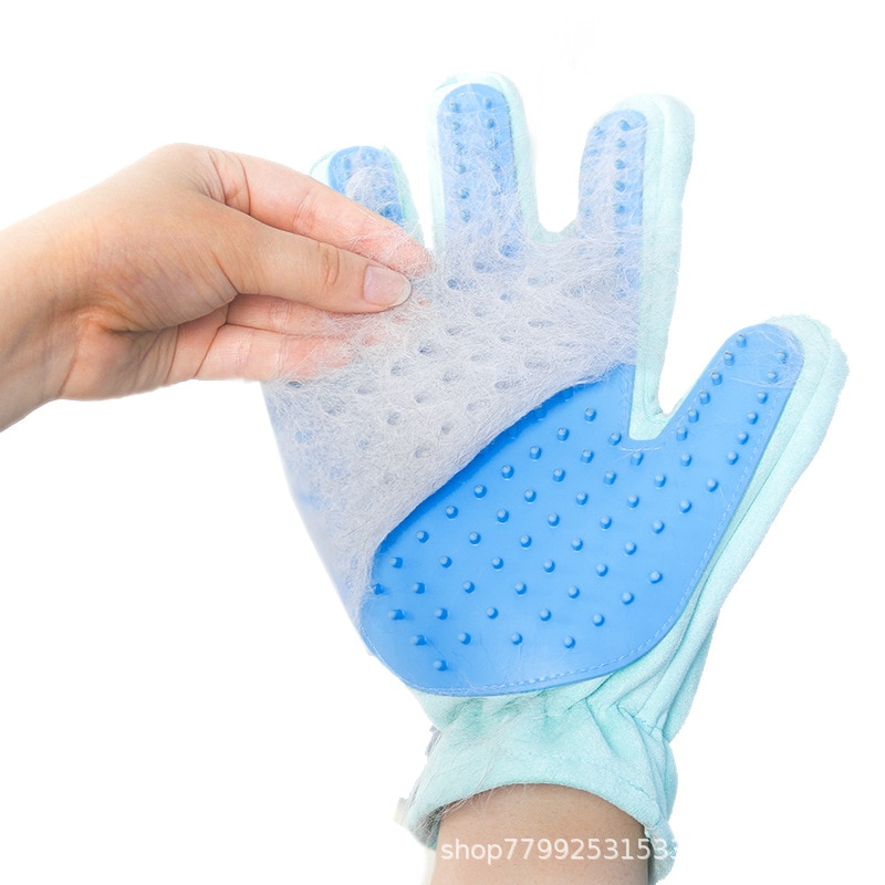 Cozy Pet Dog Cat Hair Removal Mits Deshedding Dog Grooming Bath Glove Puppy Brush Animal Comb Accessories Pets Cleaning Supplies
