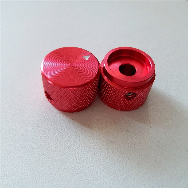 5 sztuk aluminiowa gałka radełkowana pokrętło potencjometru 20*15.5*6mm czapka potencjometr pokrętło głośności kapturek przełącznika dla wzmacniacz cześć-FI