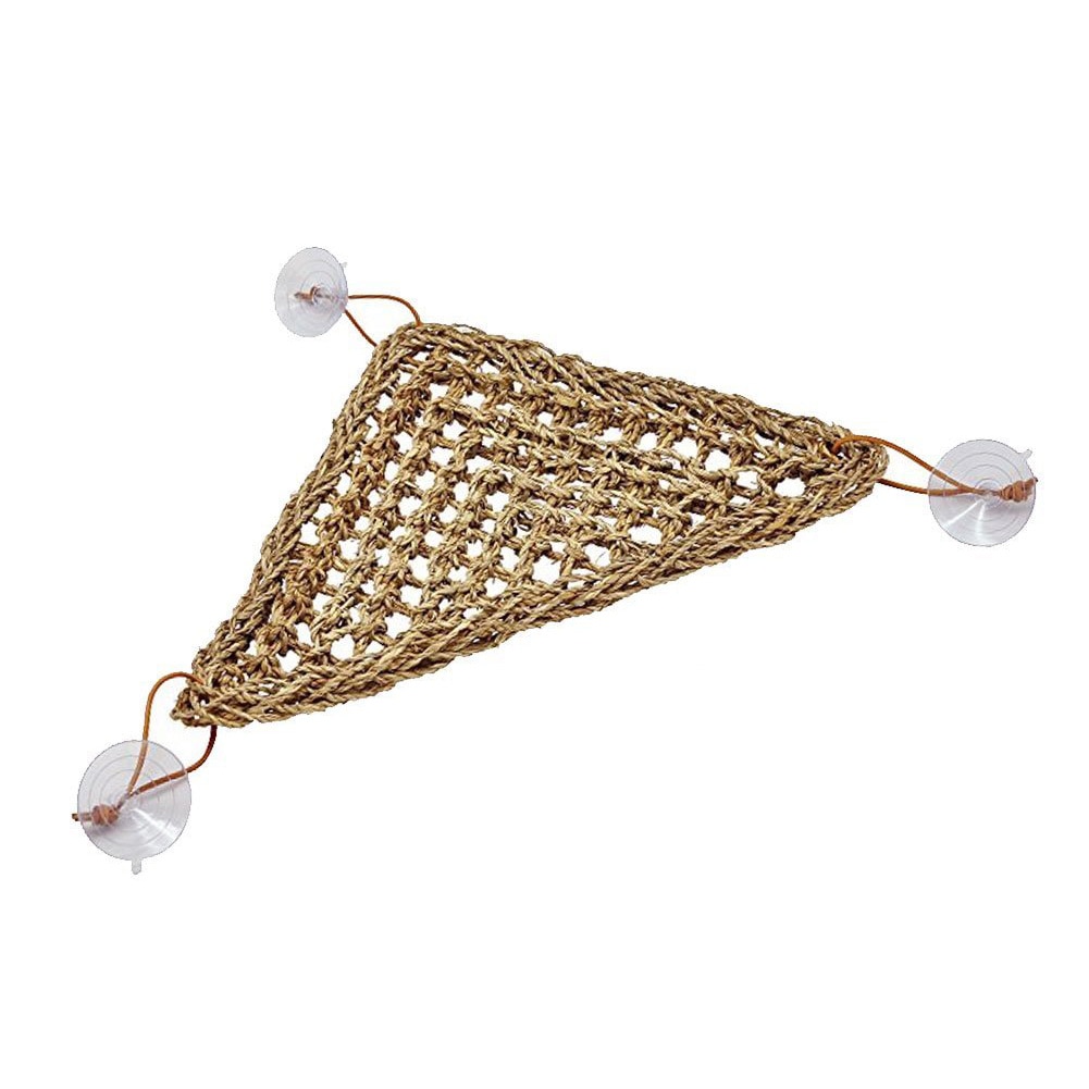Toy Rest Decor Hermit Crabs Lizard Climb Durable Triangular Hanging Net Lounger Pet Reptile Hammock Bearded Dragon Accessories