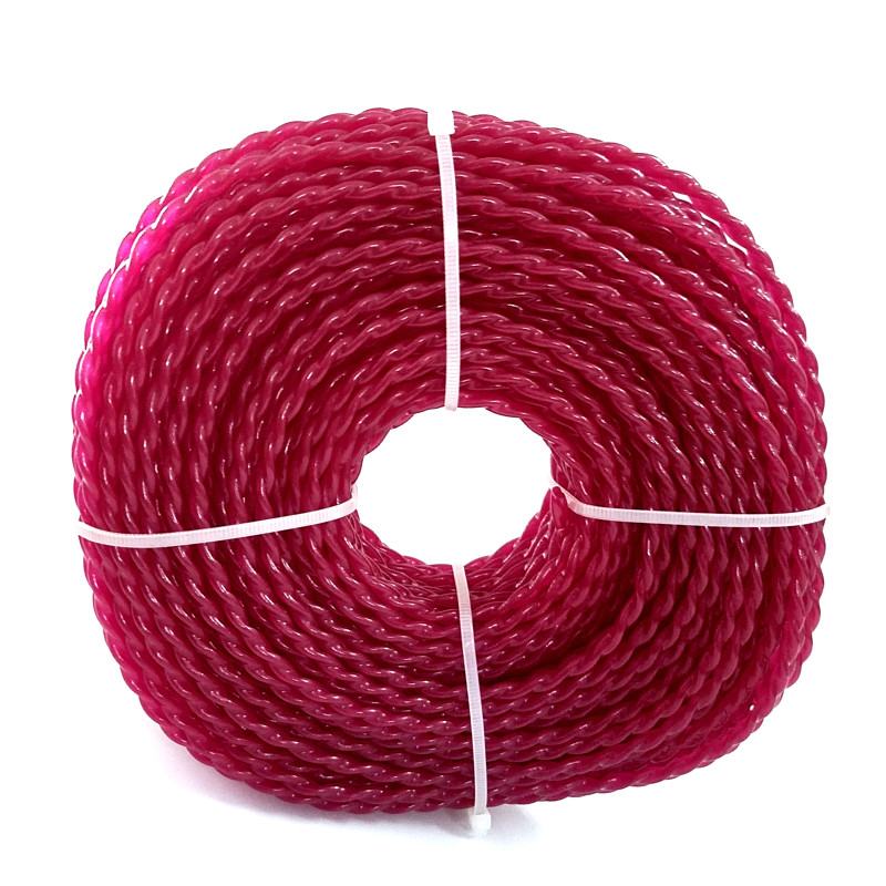 3Mm Bosmaaier Strimmer Lijn Maaien Nylon Trimmer Touw Maaien Draad Ovale Nylon Stro Touw 60M Gazon maaier Accessoire