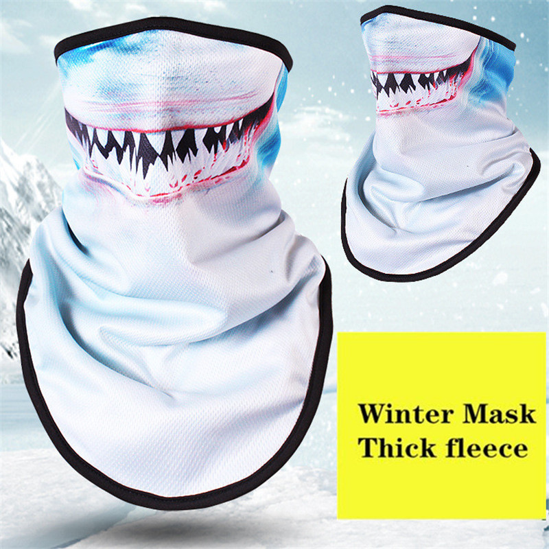 Winter Fleece Ski Scarf . Cycling Snowboard Bandana Headwear Mask Neck Triangle Thicken Warm Windproof Women Men Funny Bibs: NO.6