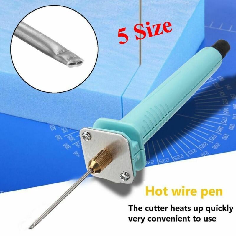 Elektrisk skærer pen styroskum polystyren tråd styrofoam skærevoks elektrisk tråd skære pen værktøjssæt sæt håndværk