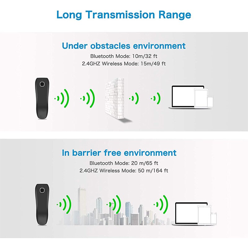 gorący-NETUM C740 Bluetooth bezprzewodowy skaner kodów kreskowych 1D kieszonkowy kod QR kod kreskowy czytnik kod128 dla odzieży tytoniowej płatności mobilnej