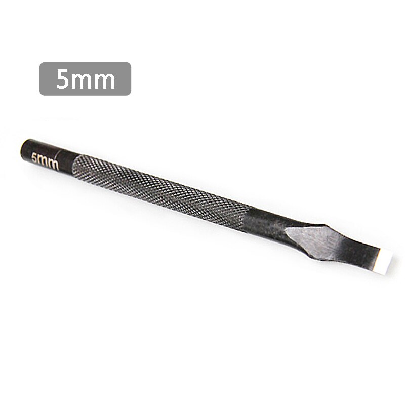 Lær manuell gjør-det-selv-verktøy lærskjærekniv parallellkniv skinn rett stanse multi-størrelse 3/5/6/8/10/12mm: 5mm