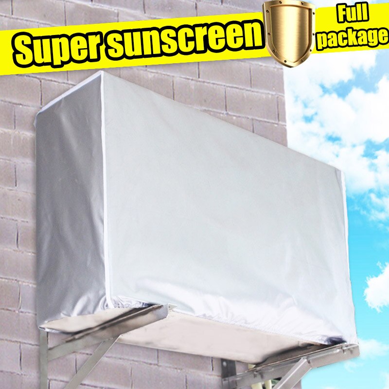 Outdoor Air Conditioner Cover Waterproof Anti-Dust Sunscreen Air-Conditioner Cover Protectors C1