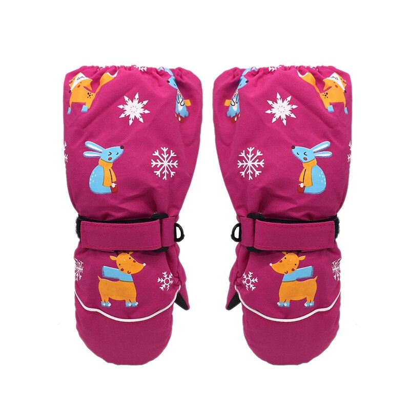 Kids Winter Handschoenen Warm Kids Ski Handschoenen Dikker Peuter Sneeuw Wanten Waterdicht Meisjes Jongens Wanten Kinderen Snowboard Handschoenen