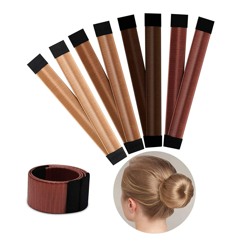 Moño de pelo trenzado a la , artefacto de peinado, pinzas para el pelo para perezosos, herramienta de maquillaje, diademas Diy para mujer, accesorios para el cabello