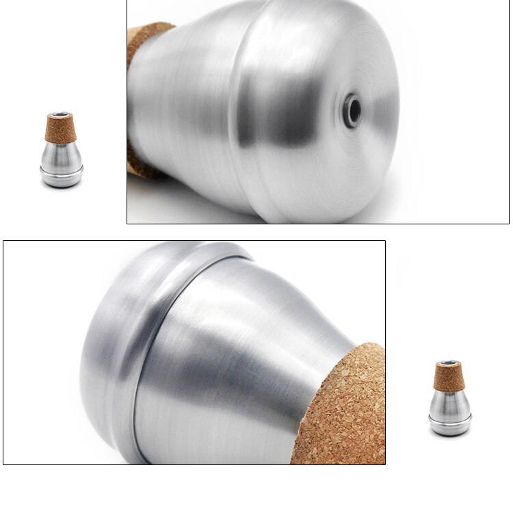 Trumpet Mute sound musical aluminum Trumpet Mute Silencer for Jazz Blues Pop music for Practice Beginner