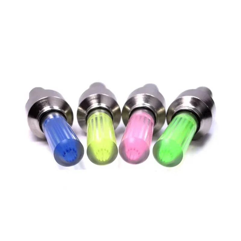 Luces de bicicleta con Sensor de movimiento, luces LED para coche, tapas de válvula de neumático de carretera, radios de rueda, luz LED, accesorios para motocicleta, Flash de neón
