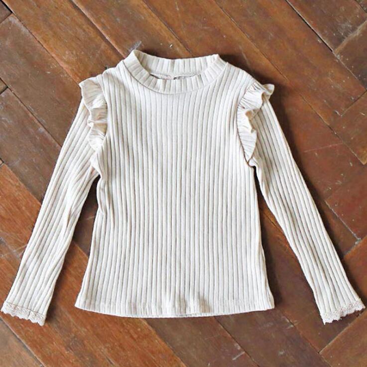 2020 nuove ragazze balze t di autunno del cotone completa del manicotto di modo delle ragazze superiore 2-7 anni YC817