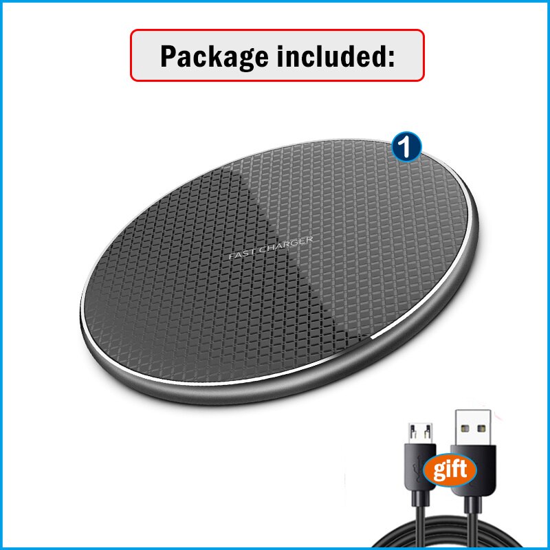 10W Fast Qi Wireless Charging for Doogee S95 S90 S90C S68 S88 S97 Pro Plus 5W Phone Wireless Charger for Doogee V10 V20 S80 Lite: Default Title