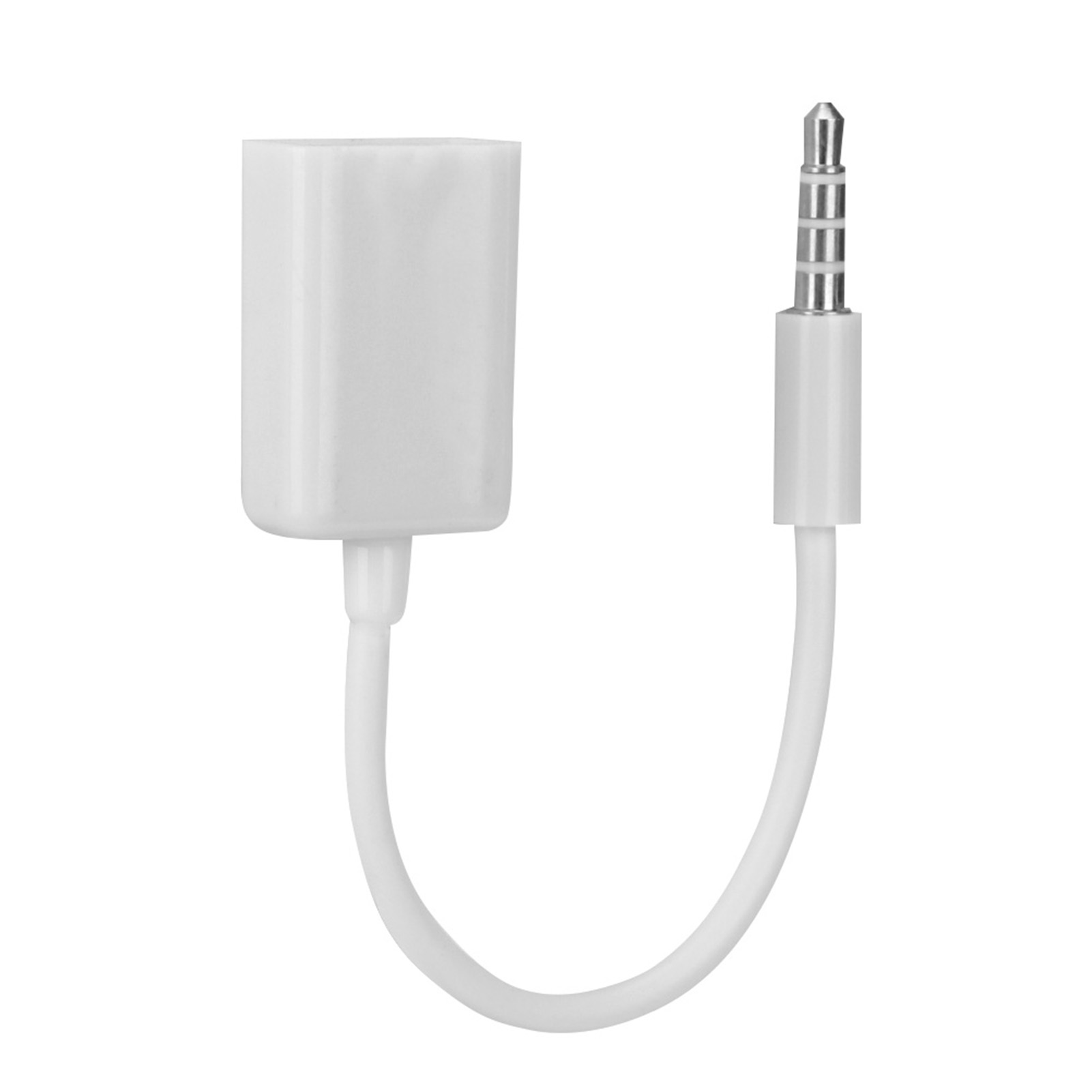 3.5mm- jack til usb-hunnkabel 3.5mm- jack til usb-kabel 3.5mm -hannplugg jack til usb-hunn aux-lydkabel omformeradapterledning