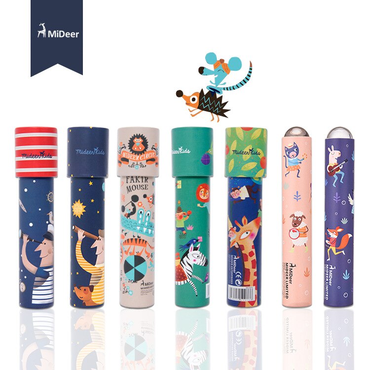 Mideer Kinderen rotatie caleidoscoop Verscheidenheid Prisma Kleurrijke Wereld Educatief Voorschoolse Wetenschap Speelgoed