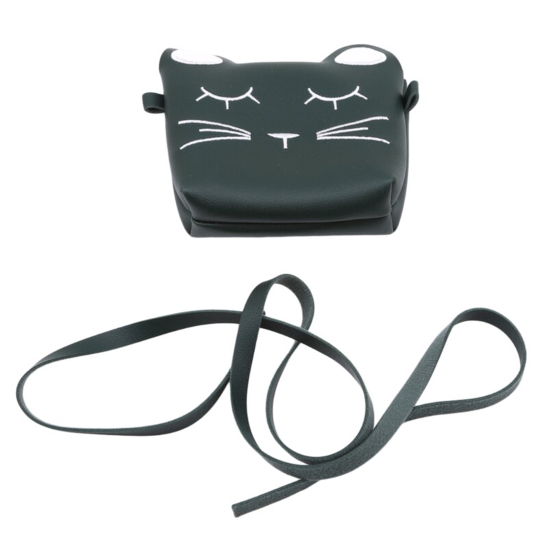 neue freundlicher Geldbörse Baby Katze Mini Schulter Tasche Niedliche Prinzessin Bote Taschen Faux Wildleder Kleine Taschen Für freundlicher Mädchen