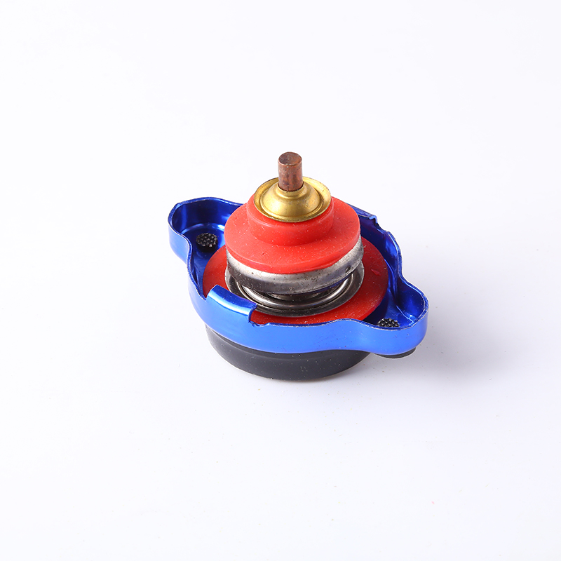 Vehemo 1.1 Bar Thermostatic Auto Radiator Cap Radiator Cap Temperature Gauge Pressure Rating Cover Water