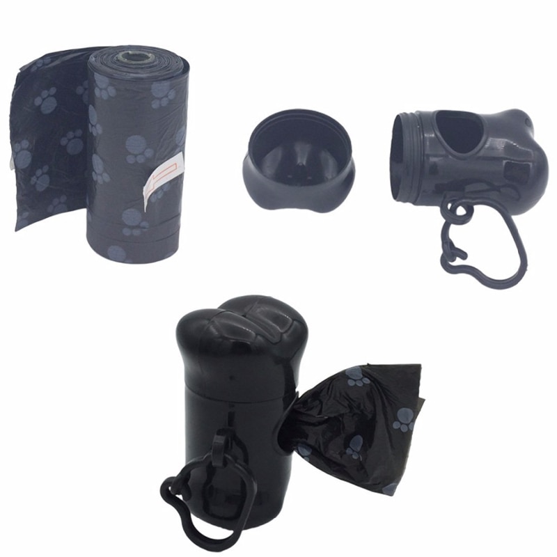 Dog Toilet Bag Pet Garbage Bag Biodegradable Outdoor Carrier Stand Dispenser Cleaning Pet Accessories 50 Rolos = 750 Pcs