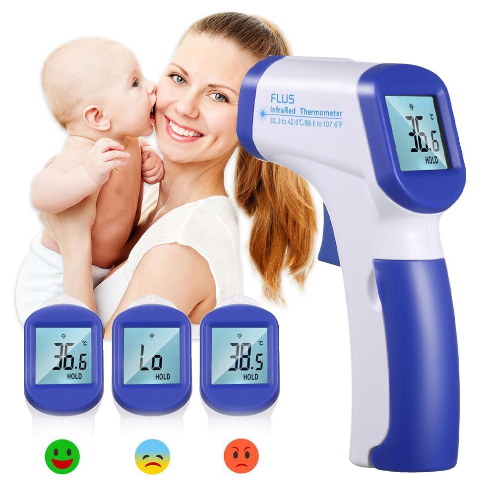 Non-contact Infrarood Thermometer IR-805B Infrarood Medische Fopspeen Koorts Body Non Contact Baby Care Voorhoofd Digitale Thermometer