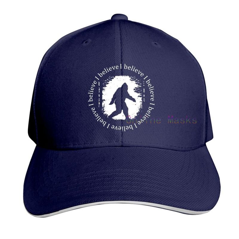 Bigfoot is Real and He Tried to Eat My Ass Baseball Cap Unisex Vintage Trucker Hat Adjustable Cowboy Hats for Mens Womens: Watermelon red