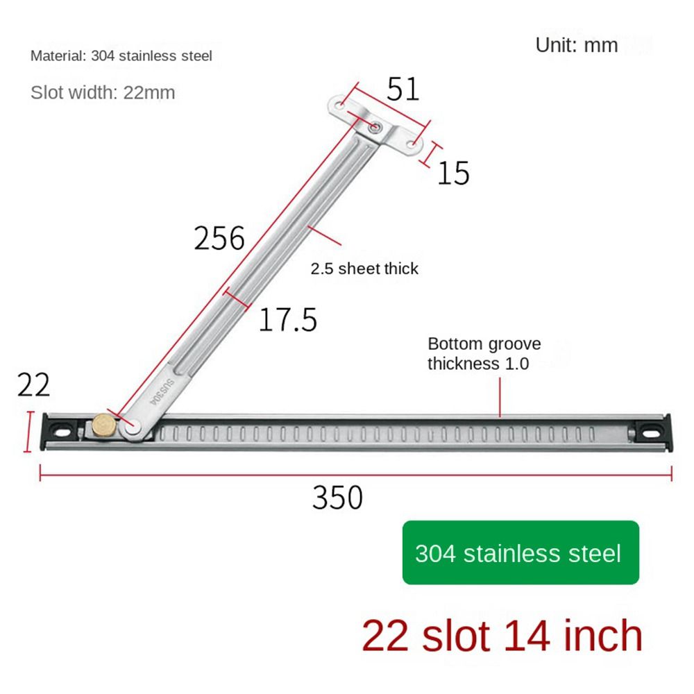 Stainless Steel Window Windproof Brace Window Support Limiter Angle Controller Children Safety Lock Practical Window Hardware: Orange