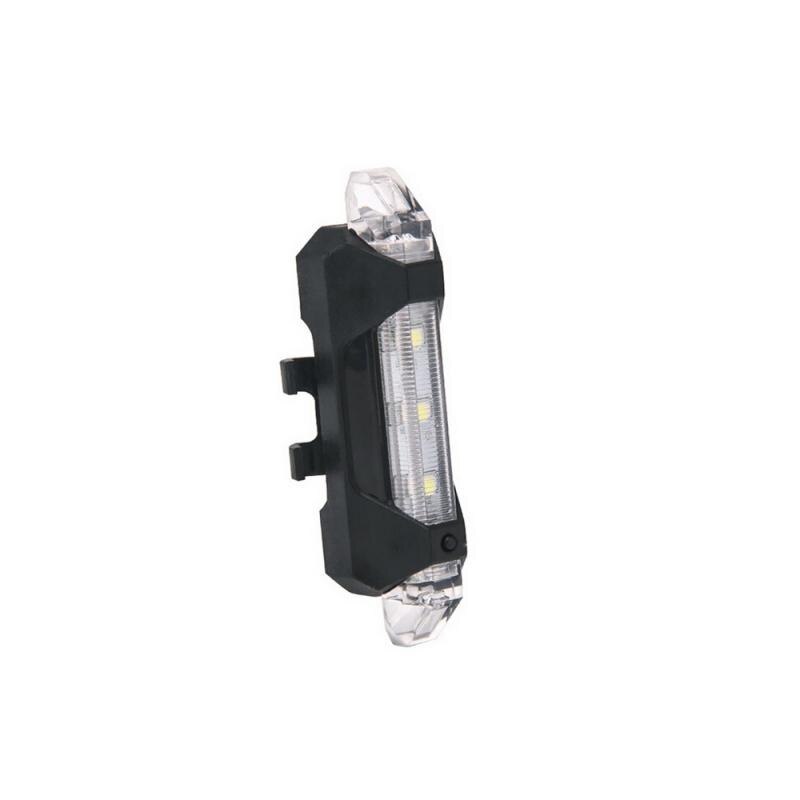 Bici bicicletta Luce Posteriore Fanale Posteriore Ciclismo Luce Della Bicicletta LED USB Ricaricabile Spia di Sicurezza Posteriore Della Luce Della Lampada Impermeabile MTB TXTB1: white